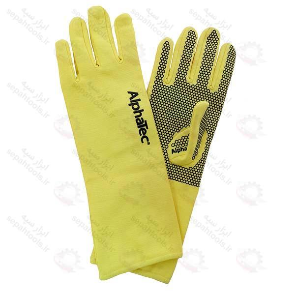 دستکش محافظ شیمیایی انسل مدل  AlphaTec 58-800 