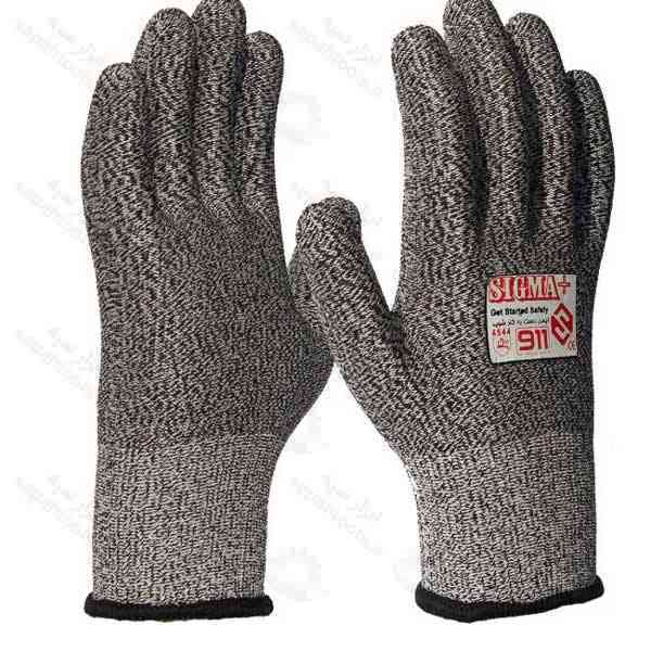 دستکش ضد برش سطح 5 سیگما C5 کد 911