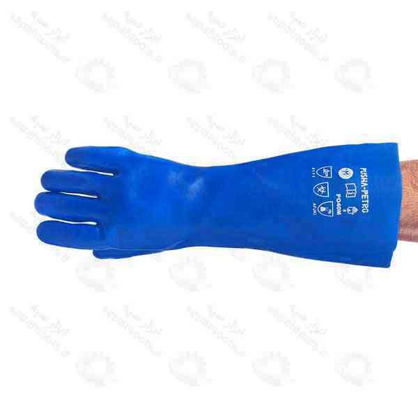 دستکش ایمنی مقاوم به مواد نفتی برند پوشا مدل پترو کد PON40