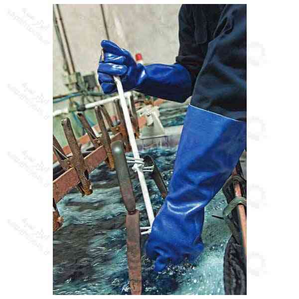 دستکش ایمنی مقاوم به مواد نفتی برند پوشا مدل پترو کد PON40