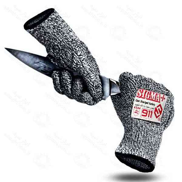 دستکش ضد برش سطح 5 سیگما C5 کد 911