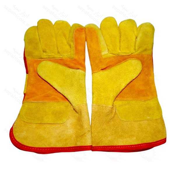 دستکش کف دوبل چرمی GSE