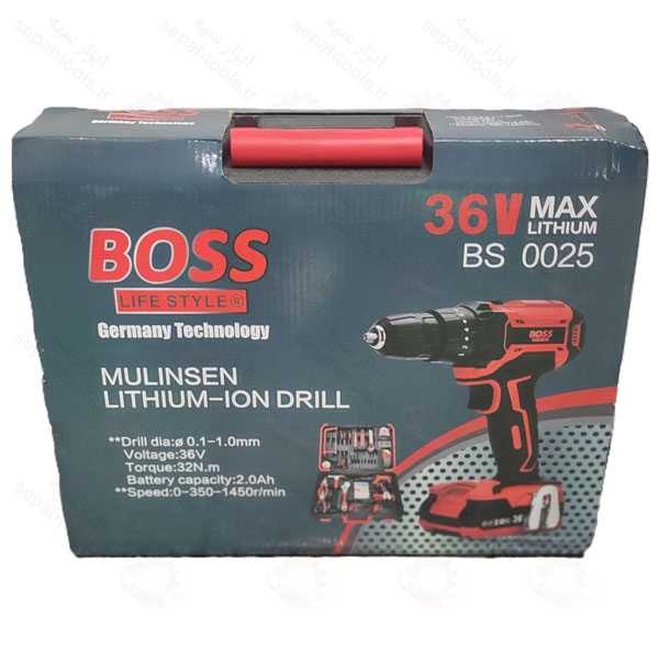 کیت دریل شارژی چکشی 36 ولت BOSS