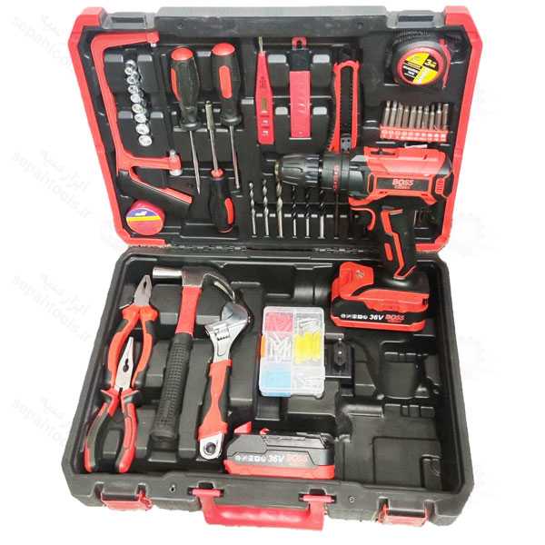 کیت دریل شارژی چکشی 36 ولت BOSS