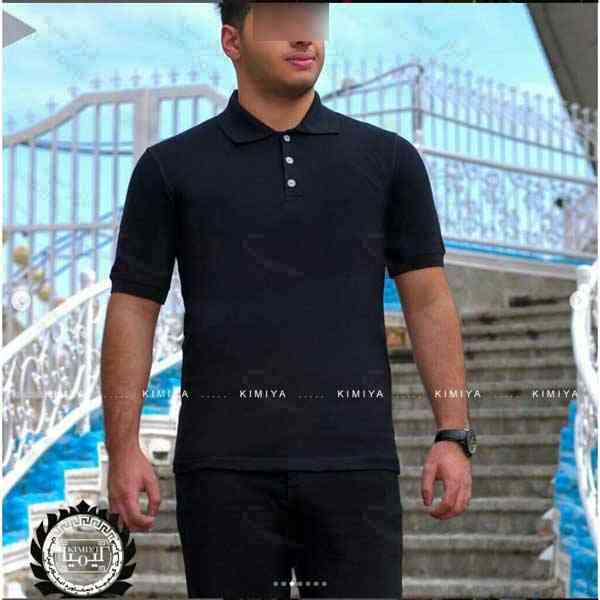 تی شرت کار مردانه کیمیا کد 856A رنگ مشکی