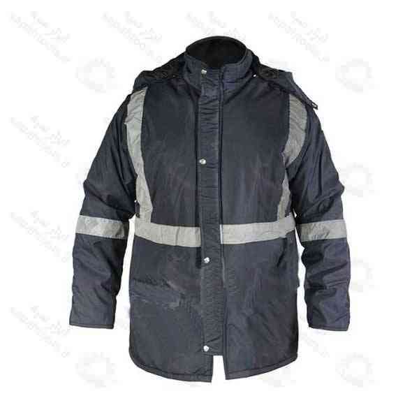 اورکت مهندسی شبرنگ دار دیبا با آستر لایکو پاف 