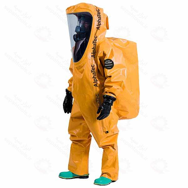 لباس محافظ شیمیایی Ansell مدل AlphaTec FLASH Type CV/VP1