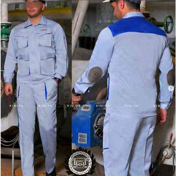 لباس کار دوتکه مهندسی کیمیا مدل پولاد کد 864B