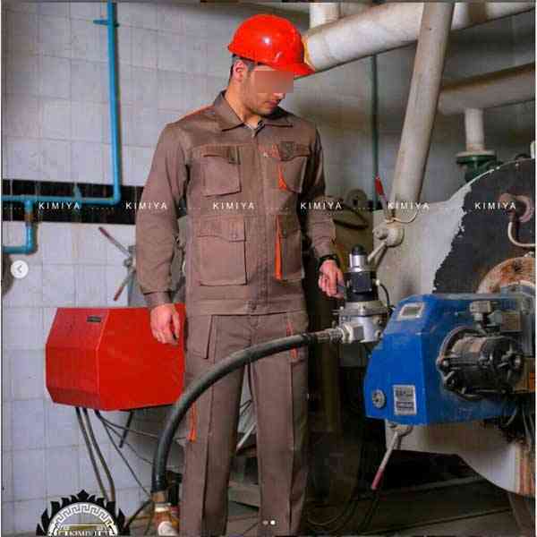 لباس کار دوتکه مهندسی کیمیا مدل پولاد کد 864A